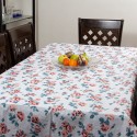 Mantel PVC Rosas Rectangular 140 x 210 cm. Damasco. Masel Cocina