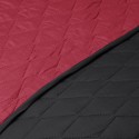 Quilt Bicolor Negro Rojo. Masel Inicio