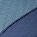 Quilt Bicolor 2,5 plazas Azul Petróleo. Masel Inicio