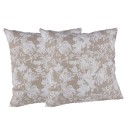 Set 2 cojines Lona Española Yoko 50x50 cm. Beige. Masel Decoración