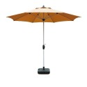 Quitasol 2,7 metros Beige con base Terraza y Jardin