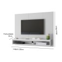 Panel TV 50" Cissa Blanco Racks TV