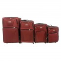 Maletas de Viaje 4 Ruedas. Juego 4 unidades Burgundy 490 Maletas