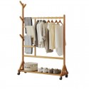Perchero colgador doble de Bamboo EC21 Muebles