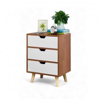 Velador 3 Niveles White&Brown Veladores