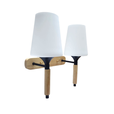 LAMPARA APLIQUE DOBLE PORTA AMPOLLETA E27 MODELO LUSITANIA KONNERGIE Iluminación