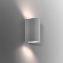 APLIQUE LED EXTERIOR GRIS MODELO KAPELLE REDONDO IP54 DOBLE PORTA GU10 KONNERGIE Iluminación