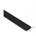 RIEL 1 METRO 48V NEGRO MODELO CYGNUS KONNERGIE Iluminación