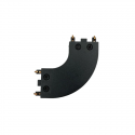 CONECTOR U RIEL NEGRO 48V MODELO CYGNUS KONNERGIE Iluminación