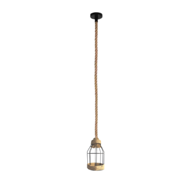 LAMPARA DE TECHO PORTA AMPOLLETA E27 MODELO BECRUX II KONNERGIE Iluminación