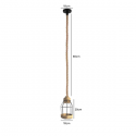 LAMPARA DE TECHO PORTA AMPOLLETA E27 MODELO BECRUX II KONNERGIE Iluminación