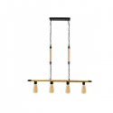 LAMPARA DE TECHO PORTA AMPOLLETA E27 X4 MODELO YUTE VASUMATI KONNERGIE Iluminación