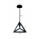LAMPARA DE TECHO PORTA AMPOLLETA E27 MODELO ALPHA UND KONNERGIE Iluminación