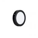 PANEL SOBREPUESTO REDONDO NEGRO 12W CALIDO 3000K KONNERGIE Iluminación