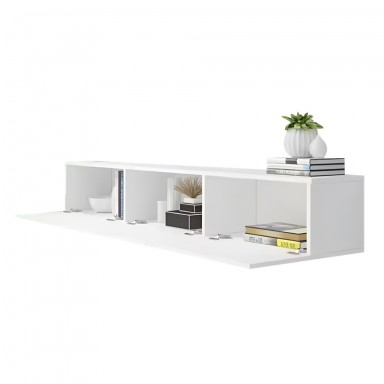 Rack TV Flotante Napoles Blanco Racks TV