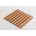 Panel decorativo PVC color Madera 250x16x2,3cm Caja 16 piezas Decoración