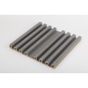 Panel decorativo PVC color Gris oscuro 250x16x2,3cm Caja 16 piezas Decoración