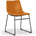 Silla Phoenix Cuero PU Caramel Sillas Modernas Tipo Eames DSW
