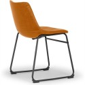 Silla Phoenix Cuero PU Caramel Sillas Modernas Tipo Eames DSW
