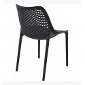 Silla restaurant o terraza Bardo Negra Sillas Modernas Tipo Eames DSW