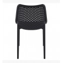 Silla restaurant o terraza Bardo Negra Sillas Modernas Tipo Eames DSW
