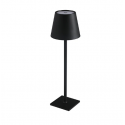 Lámpara recargable Modelo Gliese Negra 1W 5V 3K/4/6K Konnergie Iluminación