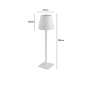 Lámpara recargable Modelo Gliese Blanca 1W 5V 3K/4/6K Konnergie Iluminación