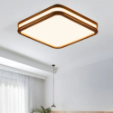 Lámpara Cuadrada 36w 300mm Modelo Saiph Caoba 3000-4000-6000k C/Control Konnergie Iluminación