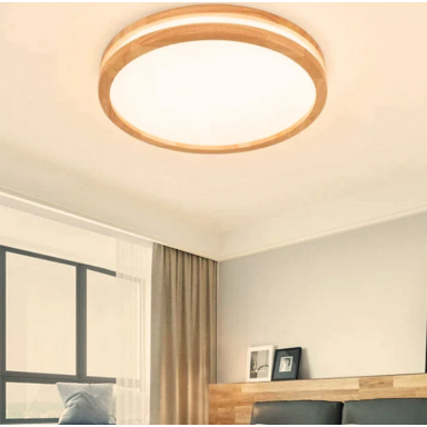 Lámpara Redonda 36w 300mm Modelo Saiph Abedul 3000-4000-6000k C/Control Konnergie Iluminación