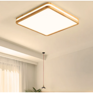 Lámpara Cuadrada 36w 300mm Modelo Saiph Abedul 3000-4000-6000k C/Control Konnergie Iluminación