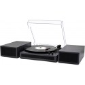Tocadisco Bluetooth + Parlantes Modern Black Wood LPSC-008 Tocadiscos y Tornamesas