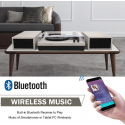 Tocadisco Bluetooth + Parlantes Modern Marble LPSC-008 Tocadiscos y Tornamesas