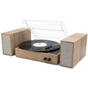 Tocadisco Bluetooth + Parlantes Wood LPSC-033 Tocadiscos y Tornamesas