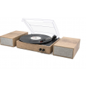 Tocadisco Bluetooth + Parlantes Wood LPSC-033 Tocadiscos y Tornamesas