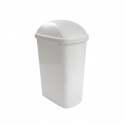 Basurero rectangular vaiven 12 litros N18 Reyplast Blanco Neon Inicio