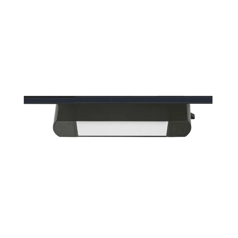 FOCO RIEL MONOFASICO NEGRO EMPAVONADO MOVIL 10W 220V 3000K CYGNUS Iluminación