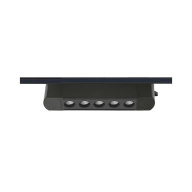 FOCO RIEL MONOFASICO NEGRO 24° MOVIL 10W 220V 3000K CYGNUS Iluminación