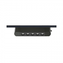 FOCO RIEL MONOFASICO NEGRO 24° MOVIL 10W 220V 3000K CYGNUS Iluminación