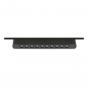 FOCO RIEL MONOFASICO NEGRO 24° MOVIL 20W 220V 3000K CYGNUS Iluminación