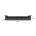 FOCO RIEL MONOFASICO NEGRO 24° MOVIL 20W 220V 4000K CYGNUS Iluminación