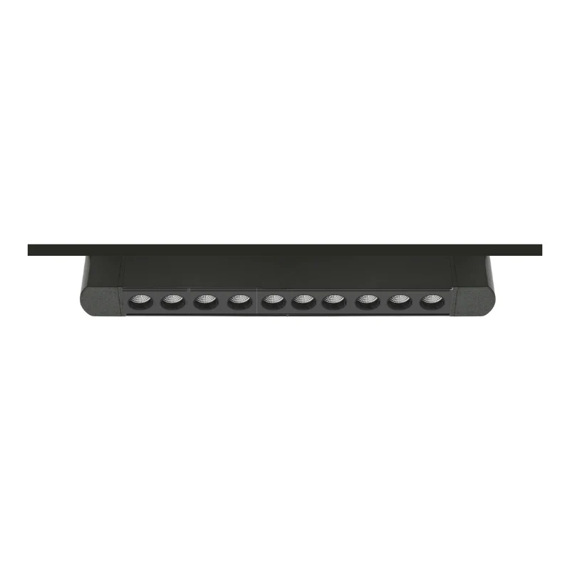 FOCO RIEL MONOFASICO NEGRO 24° MOVIL 20W 220V 4000K CYGNUS Iluminación