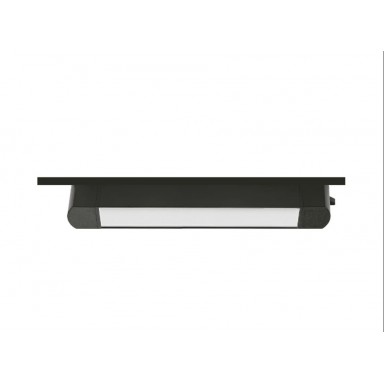 FOCO RIEL MONOFASICO NEGRO EMPAVONADO MOVIL 20W 220V 4000K CYGNUS Iluminación