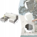 Juego de Terraza Chaise Collection Grey Terraza y Jardin