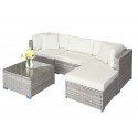 Juego de Terraza Chaise Collection Grey Terraza y Jardin