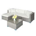 Juego de Terraza Chaise Collection Grey Terraza y Jardin