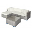 Juego de Terraza Chaise Collection Grey Terraza y Jardin