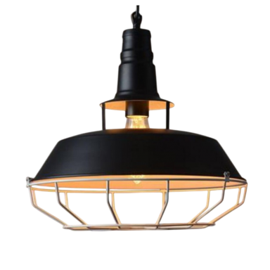 Lampara Colgante Milan Black Iluminación