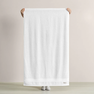 Sábana de baño Karsten Empire 380g 86x150cm Blanco Toallas