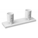 Barra Sobrepuesta Doble Gu-10 Blanco Mate P2 Megabright Inicio