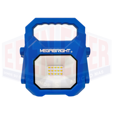 Proyector LED Recargable 10W 6500K Megabright Iluminación